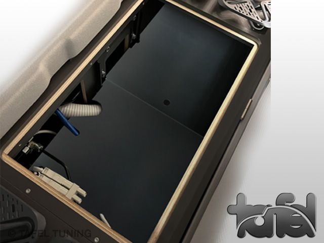 Stauraumerweiterung über dem Wassertank - Grand California