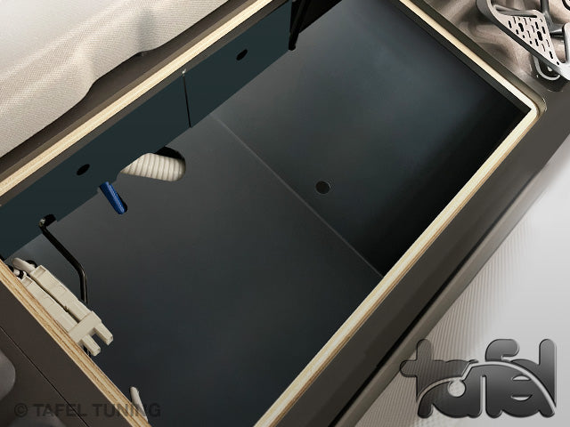 Stauraumerweiterung über dem Wassertank - Grand California