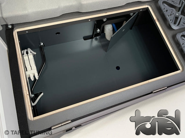 Stauraumerweiterung über dem Wassertank - Grand California