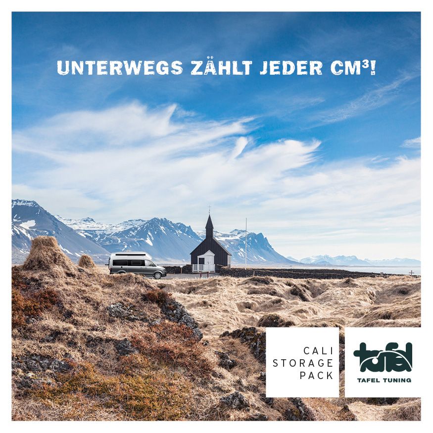 Stauraumerweiterung über dem Wassertank - Grand California