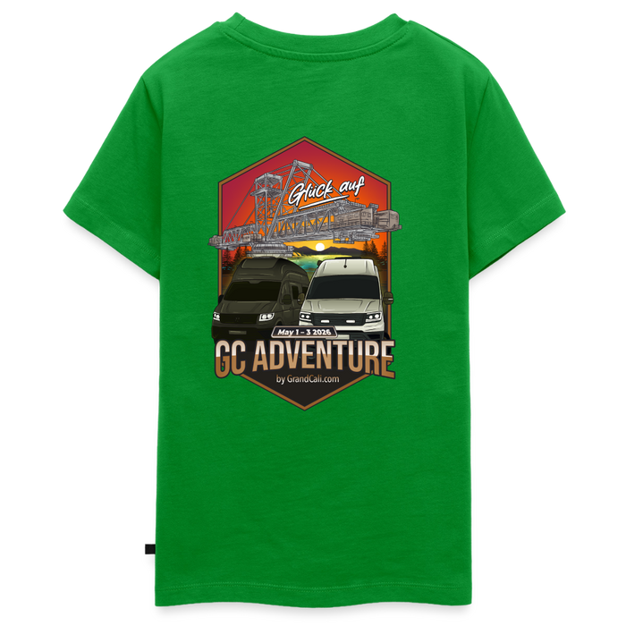 Dein offizielles Teenager Shirt zum 2. GC Adventure Treffen 2026 - Grün