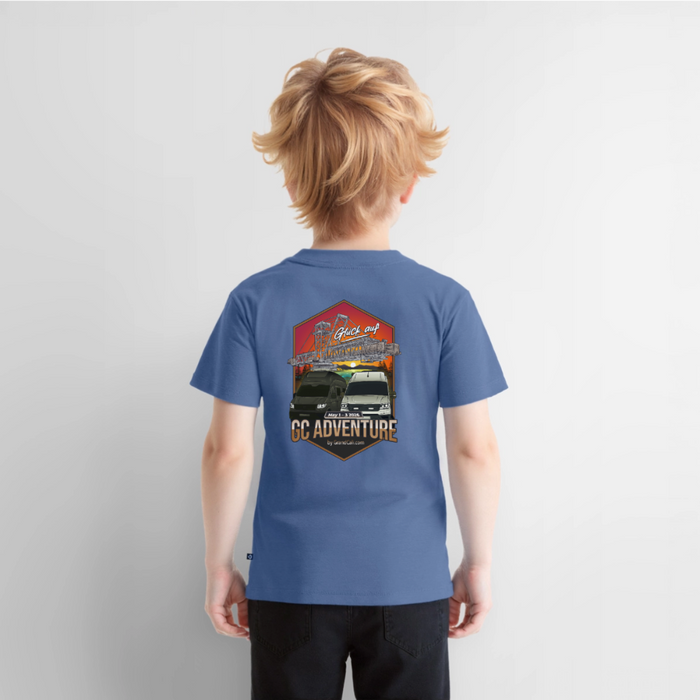 Dein offizielles Kinder Shirt zum 2. GC Adventure Treffen 2026 - Taubenblau