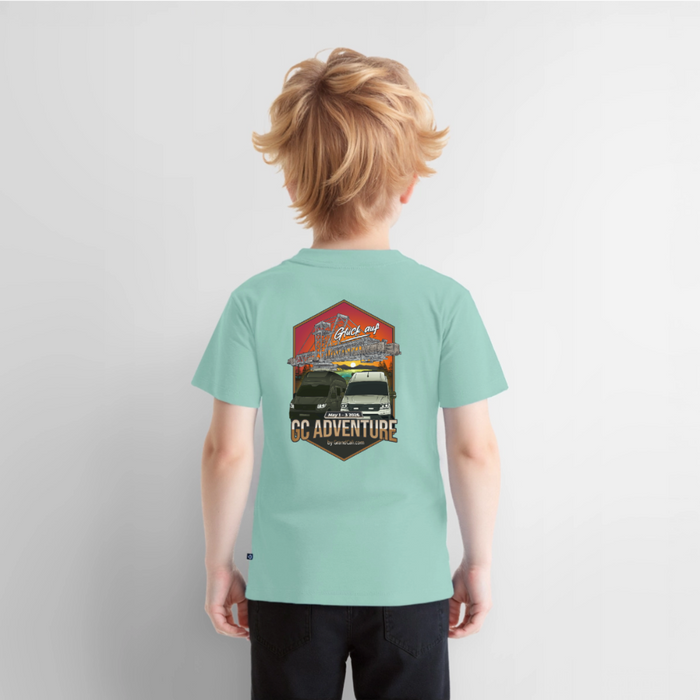 Dein offizielles Kinder Shirt zum 2. GC Adventure Treffen 2026 - Mint 