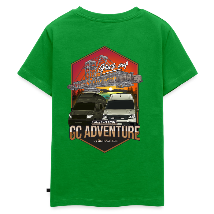Dein offizielles Kinder Shirt zum 2. GC Adventure Treffen 2026 - Grün