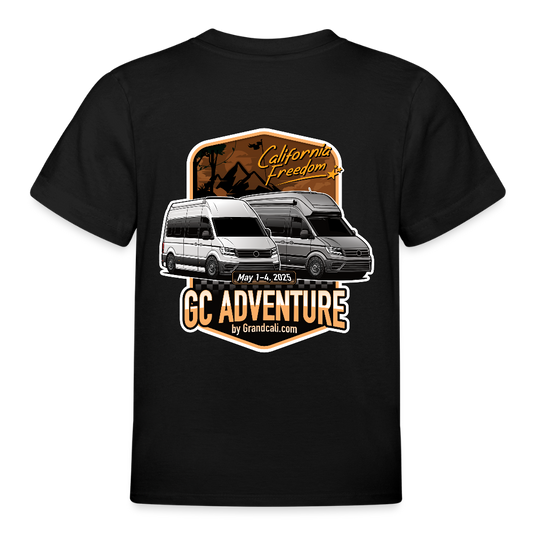 GC Adventure Teenager T-Shirt - Schwarz