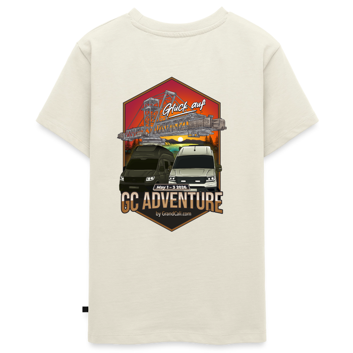 Dein offizielles Teenager Shirt zum 2. GC Adventure Treffen 2026 - Naturweiß