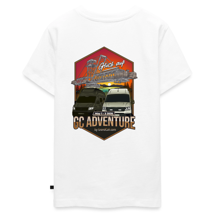 Dein offizielles Teenager Shirt zum 2. GC Adventure Treffen 2026 - Weiß