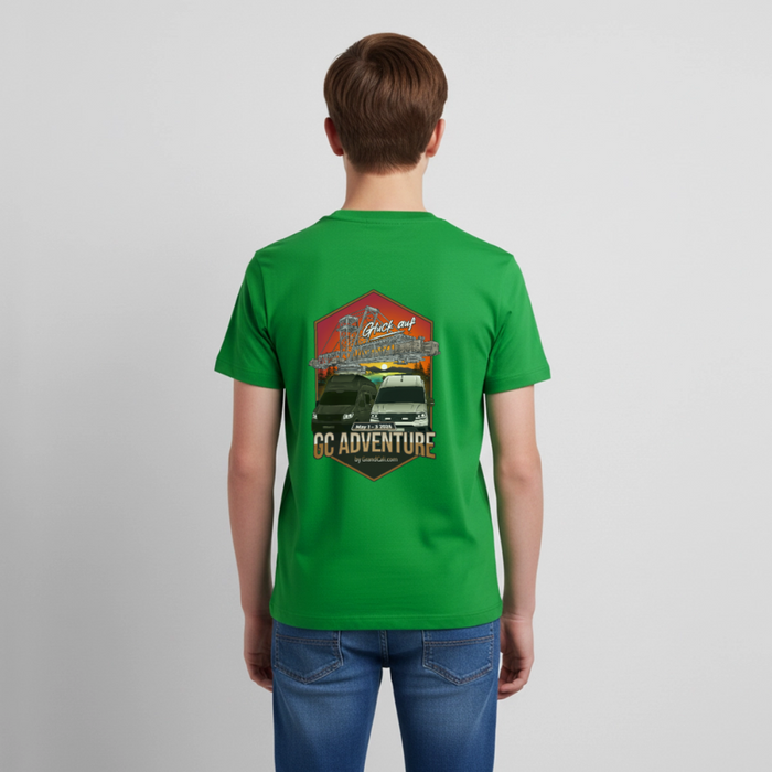 Dein offizielles Teenager Shirt zum 2. GC Adventure Treffen 2026 - Grün