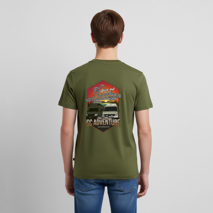Dein offizielles Teenager Shirt zum 2. GC Adventure Treffen 2026 - Khaki