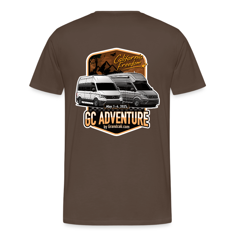GC Adventure Männer T-Shirt - Edelbraun