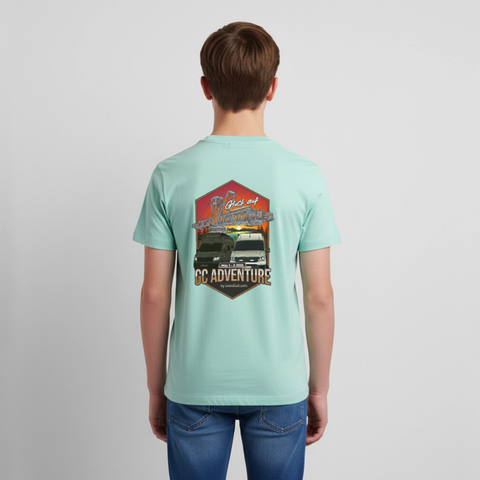 Dein offizielles Teenager Shirt zum 2. GC Adventure Treffen 2026 - Mint 