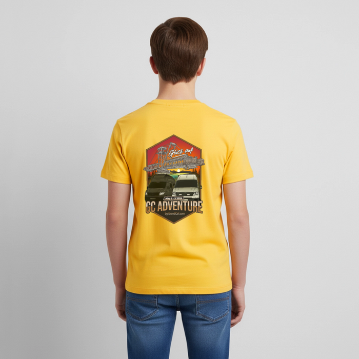 Dein offizielles Teenager Shirt zum 2. GC Adventure Treffen 2026 - Gelb