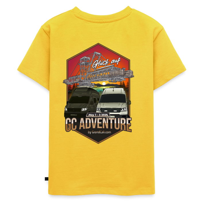 Dein offizielles Kinder Shirt zum 2. GC Adventure Treffen 2026 - Gelb