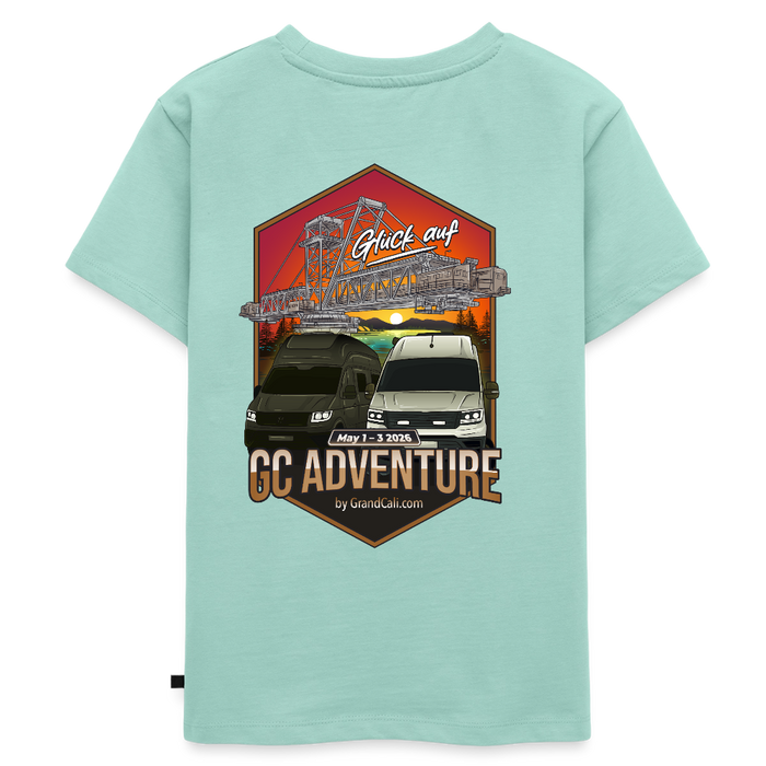 Dein offizielles Kinder Shirt zum 2. GC Adventure Treffen 2026 - Mint 