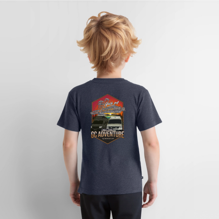 Dein offizielles Kinder Shirt zum 2. GC Adventure Treffen 2026 - Jeansblau 