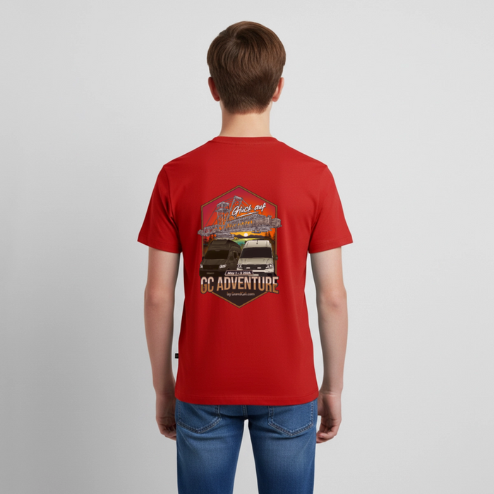 Dein offizielles Teenager Shirt zum 2. GC Adventure Treffen 2026 - Rot