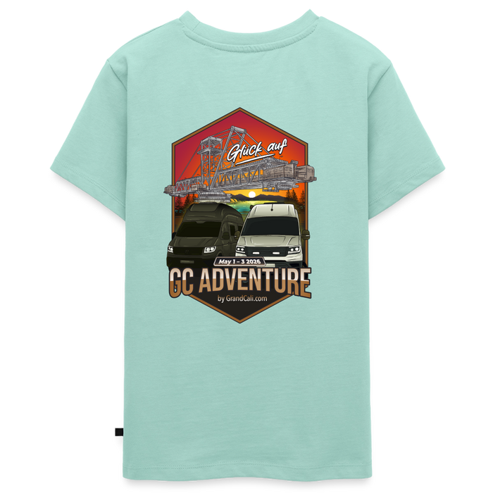 Dein offizielles Teenager Shirt zum 2. GC Adventure Treffen 2026 - Mint 
