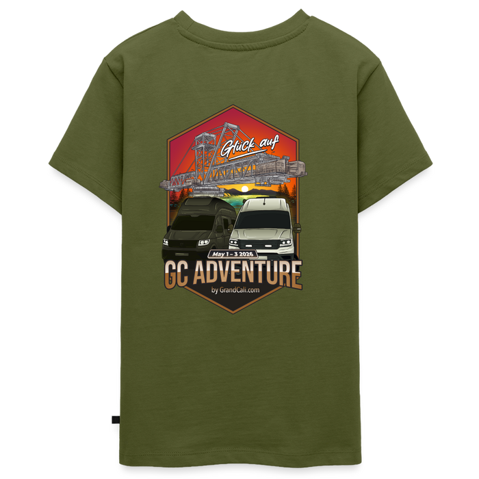 Dein offizielles Teenager Shirt zum 2. GC Adventure Treffen 2026 - Khaki