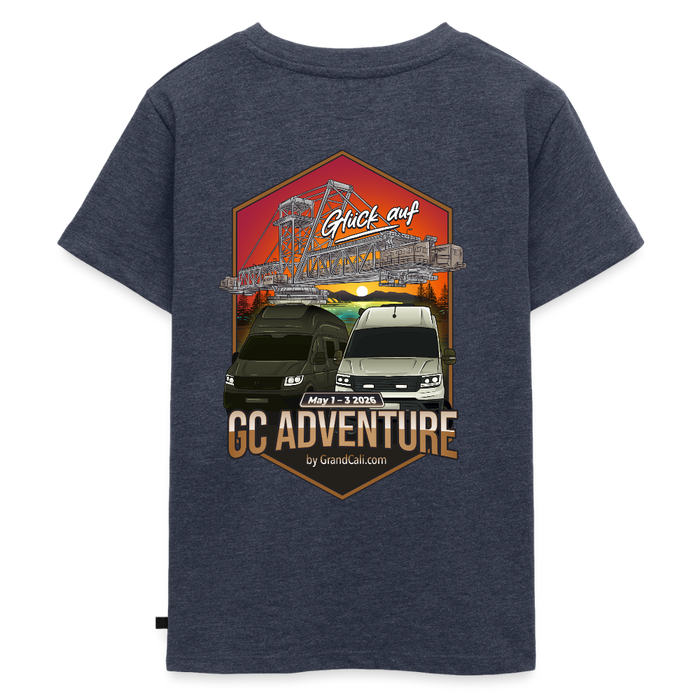 Dein offizielles Kinder Shirt zum 2. GC Adventure Treffen 2026 - Jeansblau 