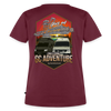 Dein offizielles Damen Shirt zum 2. GC Adventure Treffen 2026 - Burgunderrot