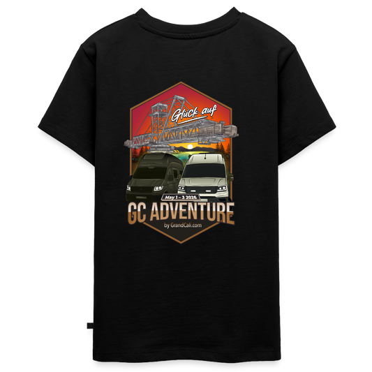 Dein offizielles Teenager Shirt zum 2. GC Adventure Treffen 2026 - Schwarz