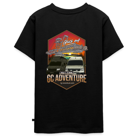 Dein offizielles Teenager Shirt zum 2. GC Adventure Treffen 2026 - Schwarz