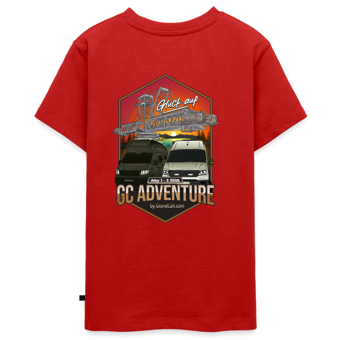 Dein offizielles Teenager Shirt zum 2. GC Adventure Treffen 2026 - Rot