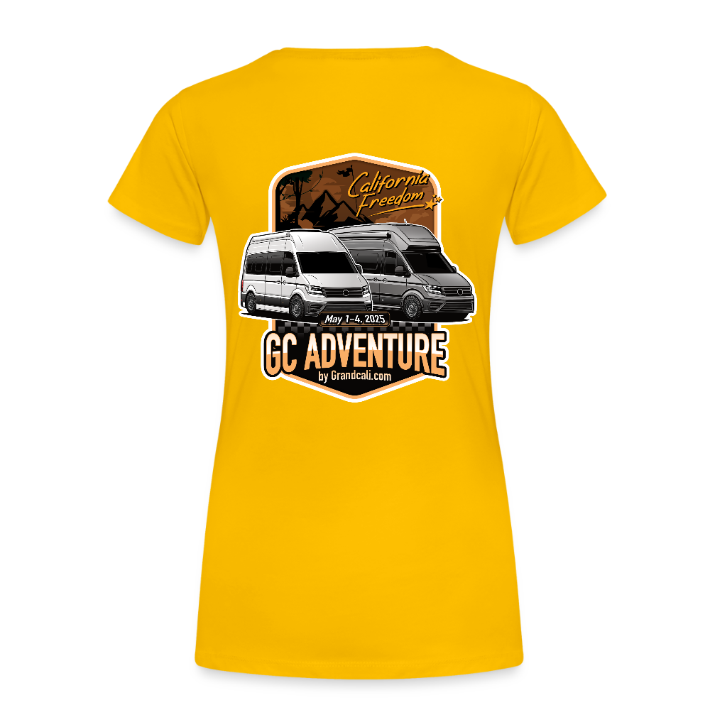 GC Adventure Frauen T-Shirt - Sonnengelb