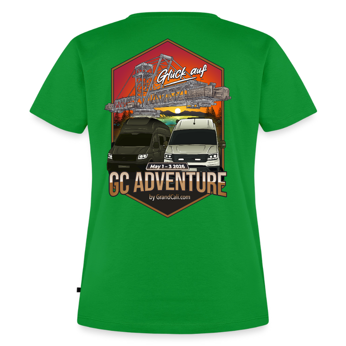Dein offizielles Damen Shirt zum 2. GC Adventure Treffen 2026 - Grün