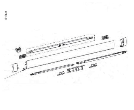 Frontblende weiß 3,0 m – Thule Omnistor 5200 Markise VW Grand California 600