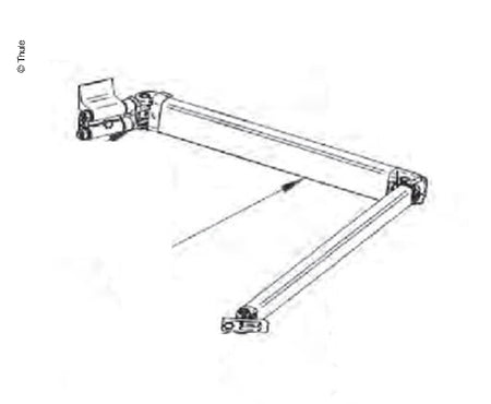 Gelenkarm 2,6 m links – Thule Omnistor 5200 Markise VW Grand California