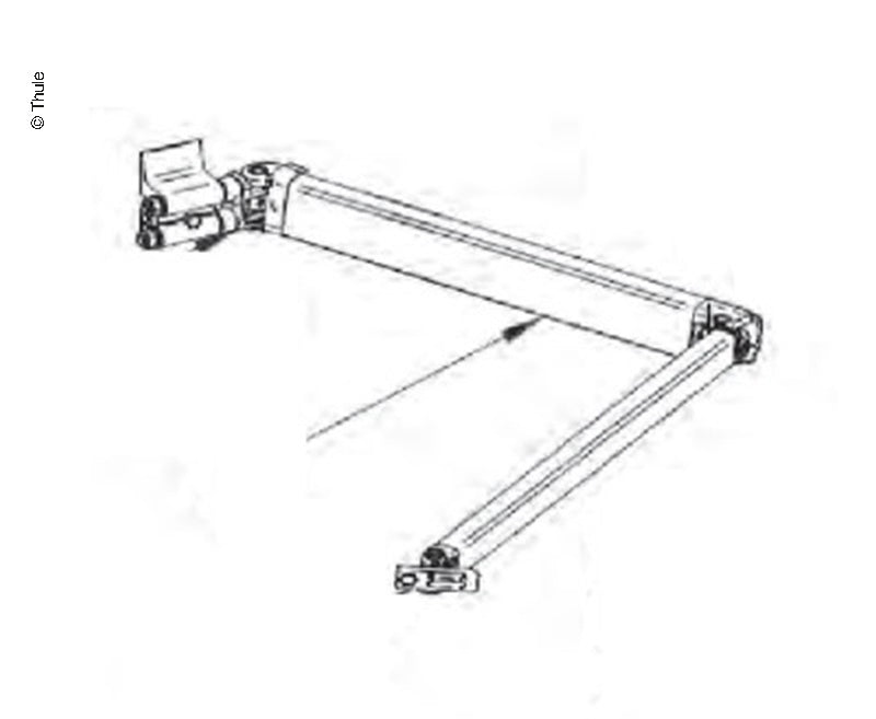Gelenkarm 2,6 m links – Thule Omnistor 5200 Markise VW Grand California