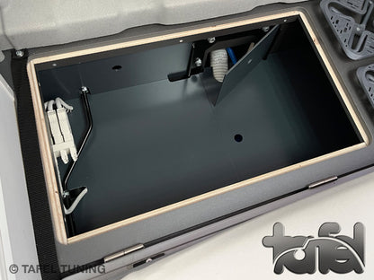 Stauraumerweiterung über dem Wassertank - Grand California