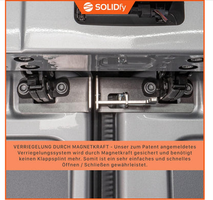 SOLIDfy® - Hecktürverriegelung für VW Crafter II 2 und MAN TGE ab 2017 | Hecktür Einbruchschutz Wohnmobil Camping
