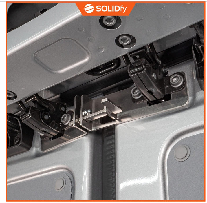SOLIDfy® - Rear door lock for VW Crafter II 2 and MAN TGE from 2017 | Rear door burglar protection motorhome camping 