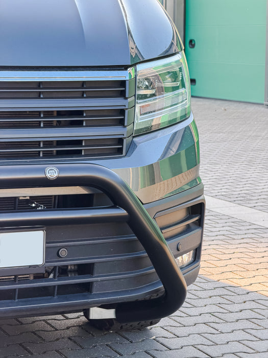 Metec Eurobar Frontbügel Edelstahl Schwarz für VW Crafter und MAN TGE ab 2017