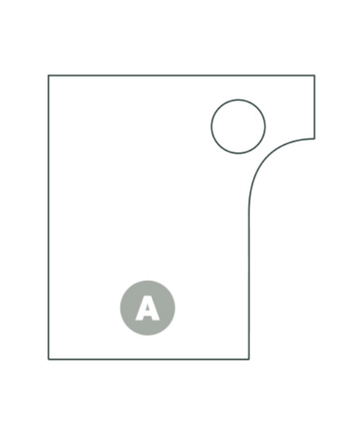 Verschlußkappe für Schranköffnung "Cali-Trap-Cap"