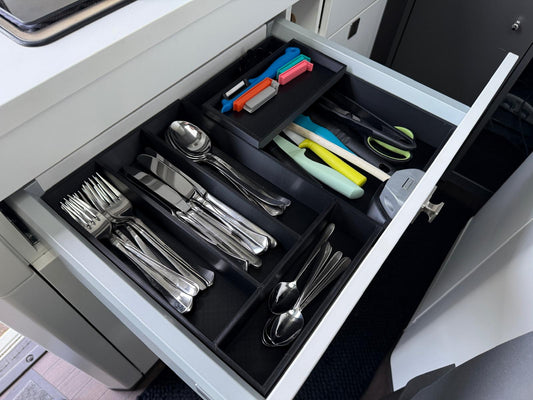 CutleryDock, der modulare Besteckeinsatz für deinen Grand California