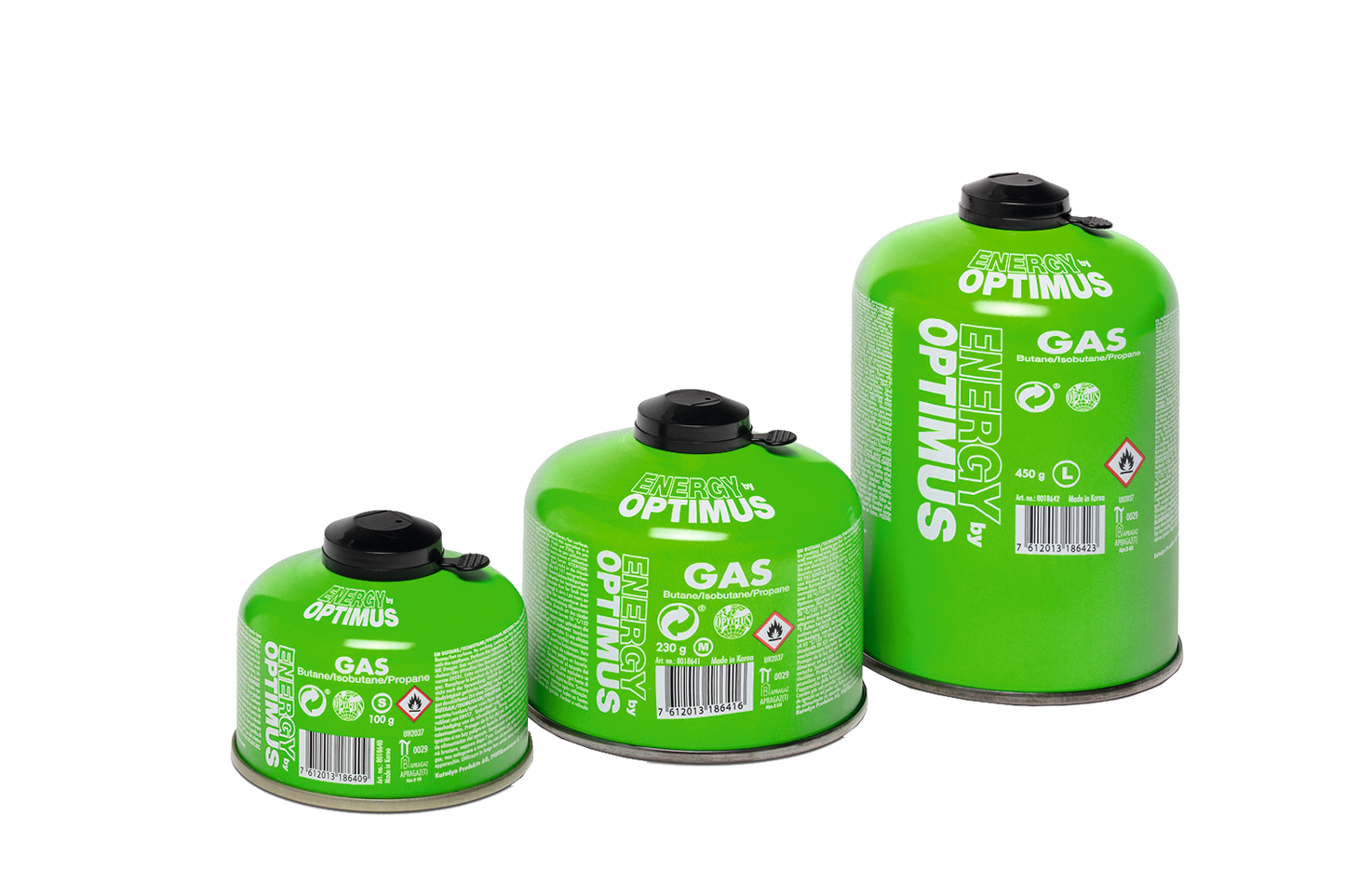 Optimus Gaskartuschen – zuverlässig in jeder Größe